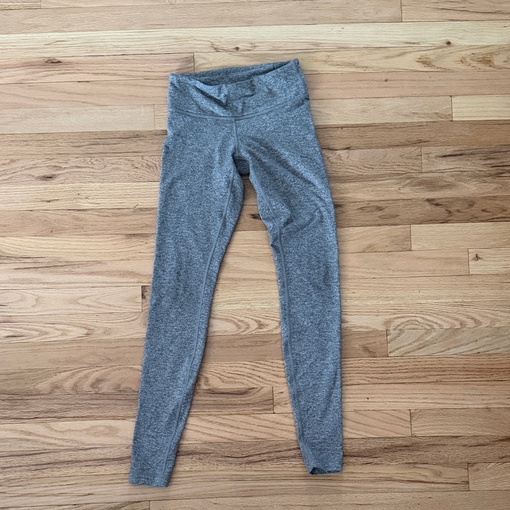 Lululemon Gray full-length workout Leggings size 4